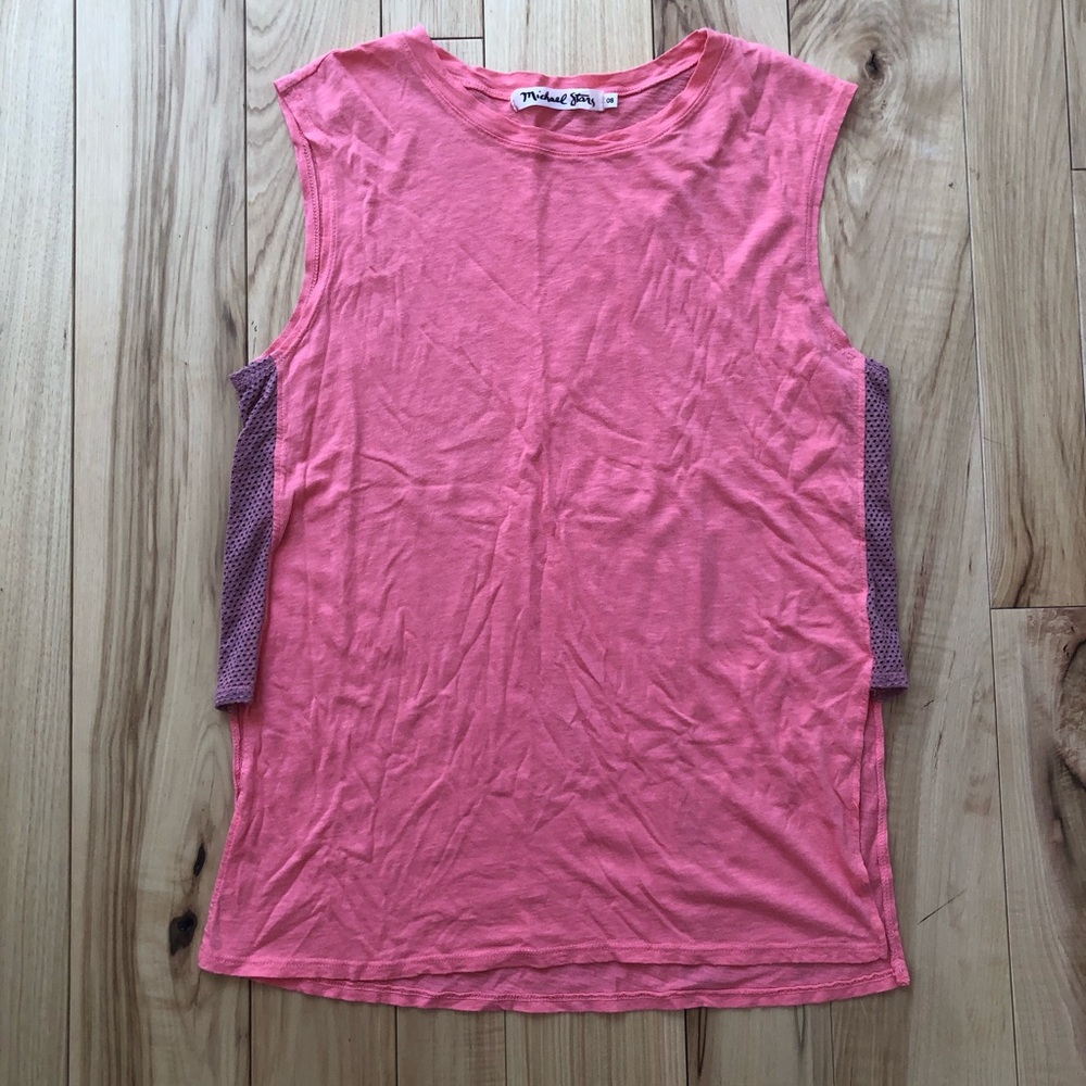 Michael Stars Mesh Panel Tank